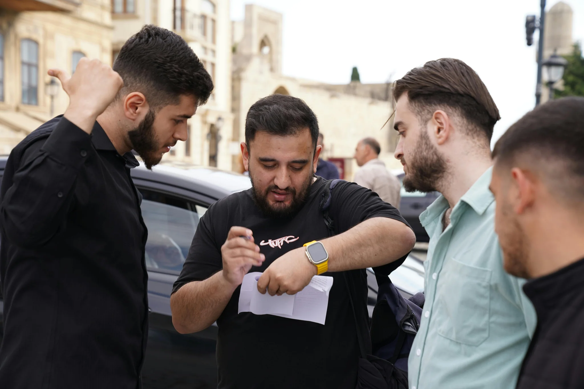 Content creator reviewing social metrics