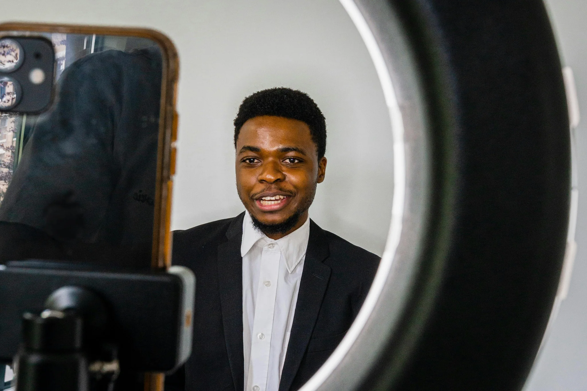 Video production studio setup